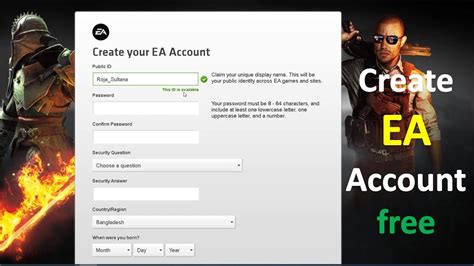 How to make an ea account - Did you or your child forget the account password? Here's how to reset it. Check your EA Account and Billing Settings to manage your account, view your billing info and order history, and more. If you’re on console, see how to link your console account to your EA Account. Join Answers HQ to get help from other players and chat with our community. 
